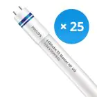 Opakowanie 25x Philips Rura LED T8 MASTER (HF) Ultra Output 16W 2500lm - 840 Zimna Biel | 120cm - Zamienne 36W