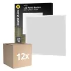 Opakowanie 12x Bright Choice LED Panel Backlit 36W 3240lm - 840 Zimna Biel | 60x60cm - UGR 